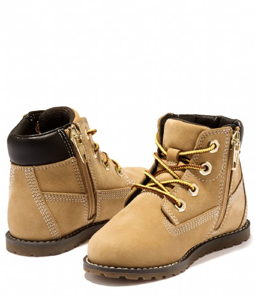 Timberland  Pokey Pine 6 Inch Boot With Side Zip Wheat