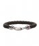 Tommy Hilfiger  Leather Cord/Chain Bracelet Zwart (TJ2700510)