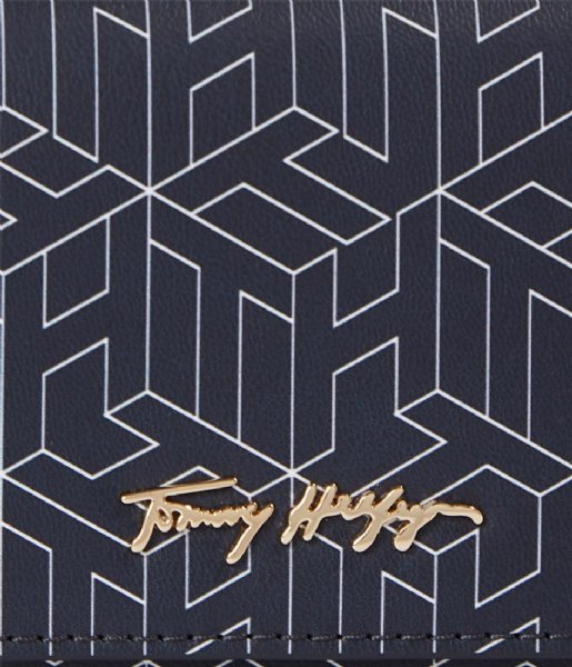 Tommy Hilfiger  Iconic Tommy Medium Zip-Around Mono Acc Desert Sky Monogram (0GY)