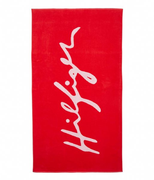 Tommy Hilfiger Håndklæde Towel Red Alert (XK3)