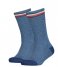 Tommy Hilfiger  Kids Iconic Sports Sock 2P Jeans (356)