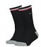 Tommy HilfigerKids Iconic Sports Sock 2P 2-Pack Black (200)
