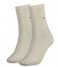 Tommy Hilfiger  Women Sock Casual 2-Pack Light Beige Melange (360)