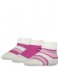 Tommy Hilfiger  Baby Sock 3P Newborn Stripe Giftbox Pink combo (002)