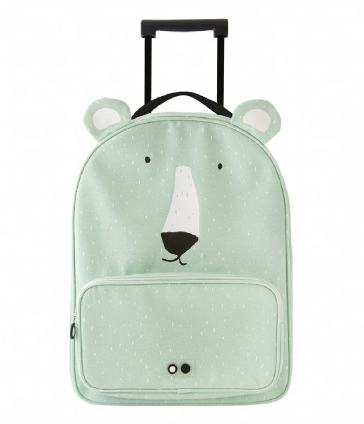 Trixie Håndbagage kufferter Travel Trolley Mr. Polar Bear Groen
