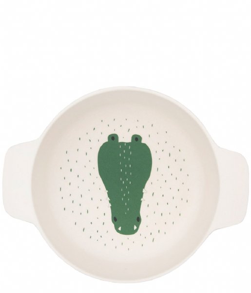 Trixie  Bowl with handles - Mr. Crocodile Print