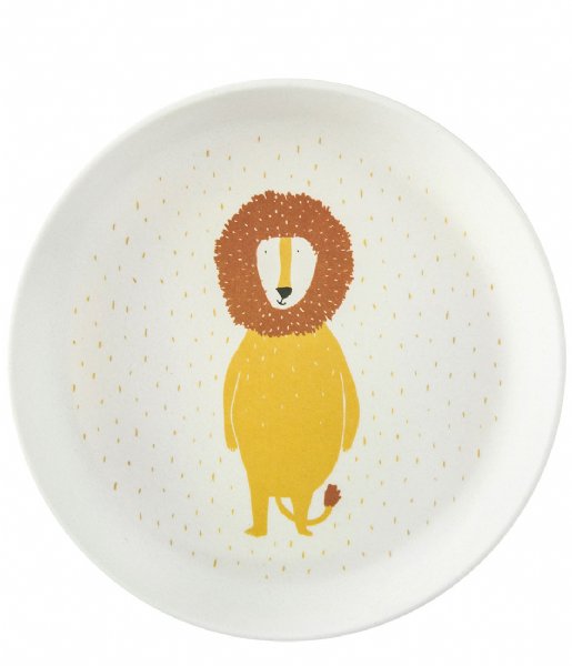 Trixie  Plate - Mr. Lion Print