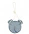 Trixie  Round purse Mrs. Elephant Blauw