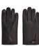 UGG  Tabbed Splice Vent Leather Gloves Black
