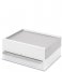 Umbra Opbevaringskurv Stowit Storage Box White Nikkel (670)