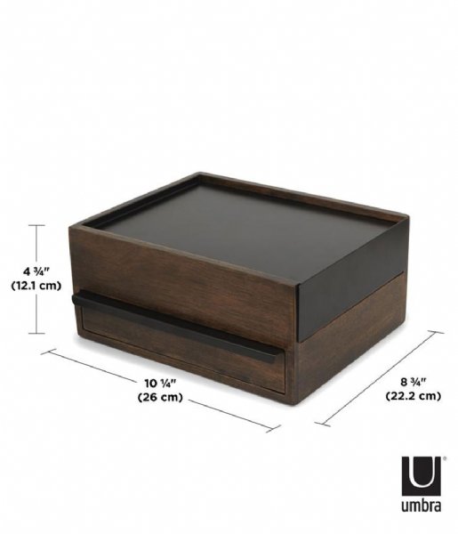 Umbra  Stowit Storage Box Black/Walnut (48)