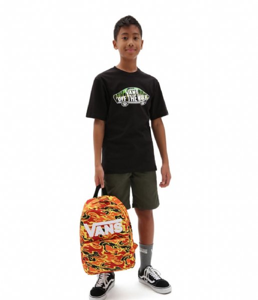 Vans  By Of The Wall Logo Fill Boys Black/slime