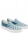 Vans  UA Classic Slip On Checkerboard Blue Coral True White