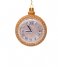 Vondels  Ornament glass watch H9cm Gold