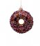 Vondels  Ornament glass donut decoration H11cm Brown