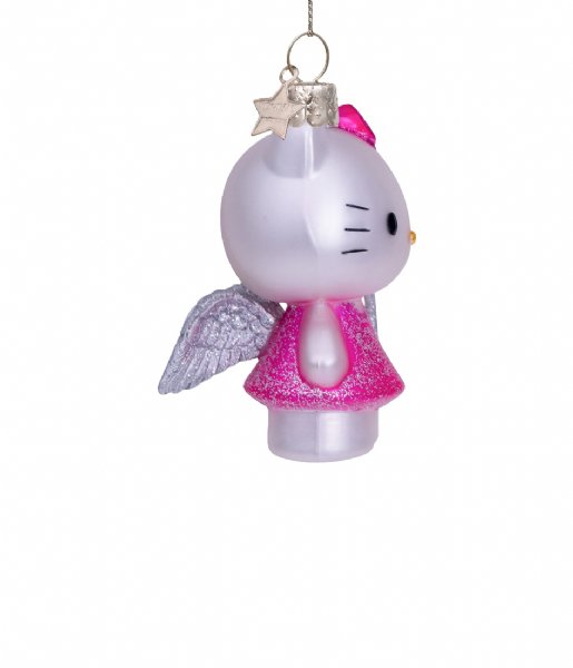 Vondels  Ornament glass Hello Kitty magic wand H9cm box Pink