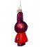 Vondels  Ornament Glass Nijntje Miffy Nina With Dress 11cm With Box Red