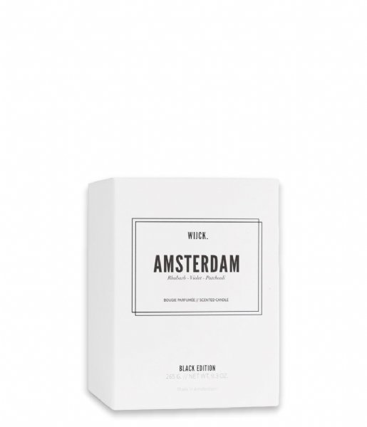 Wijck  Amsterdam City Candle Rhubarb Violet Patchouli