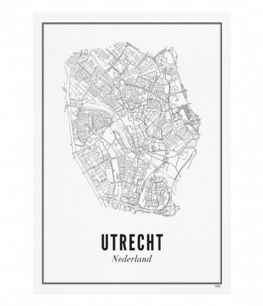 Wijck  Utrecht City Black White