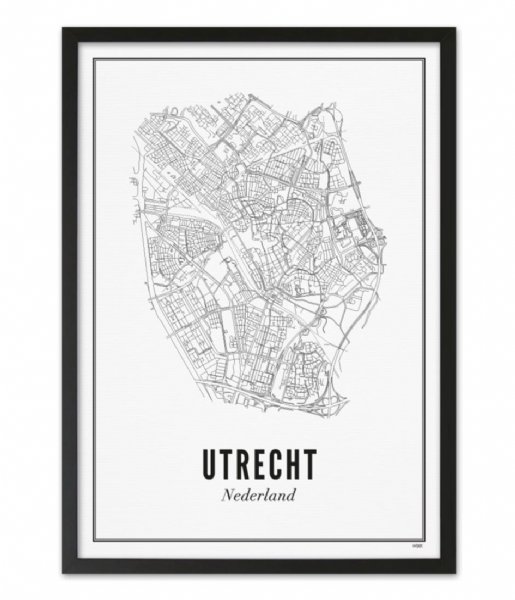 Wijck  Utrecht City Black White