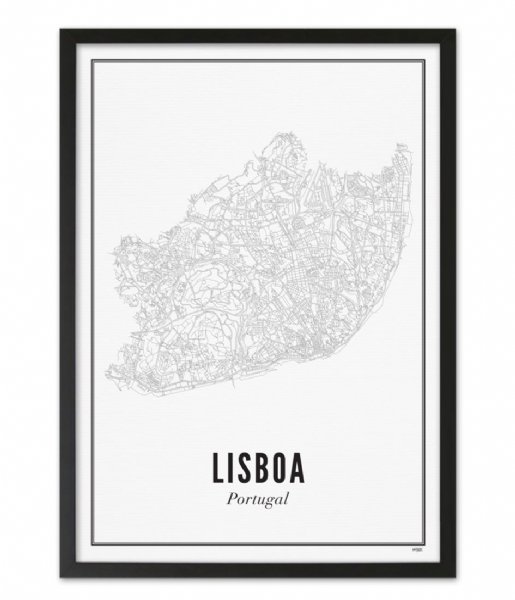 Wijck  Lisbon City Prints Black White