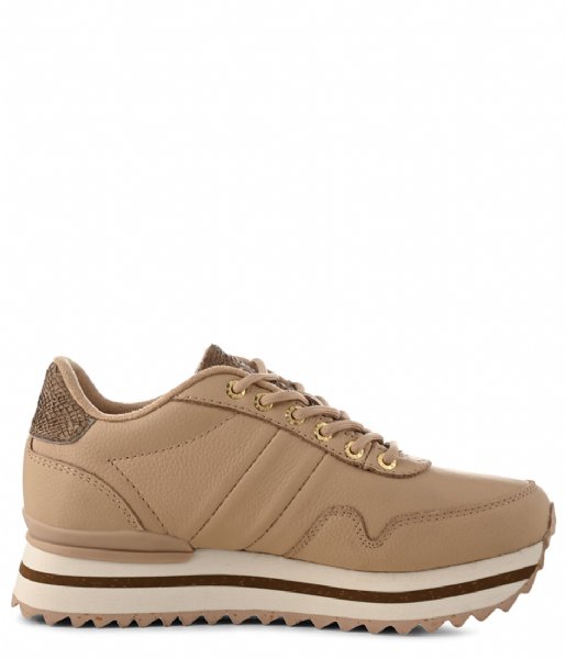 Sælger Ansøger tilgive Woden Sneakers Nora III Full Leather Plateau Coffee Cream (852) | The  Little Green Bag